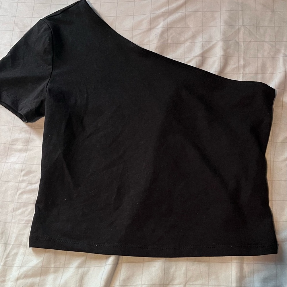 Asymmetrical crop top